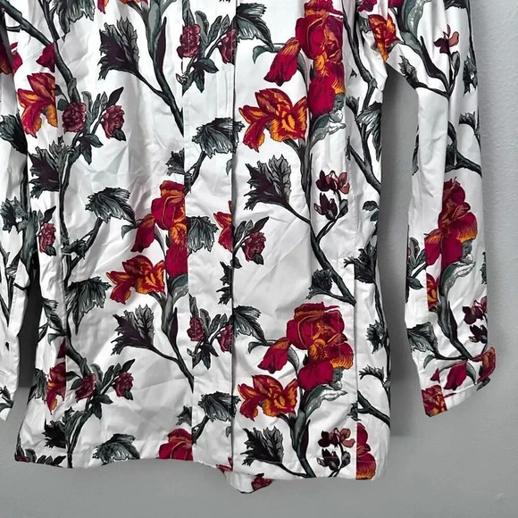 COLUMBIA | Splash a Little Ii Waterproof Rain Jacket Chalk Botanica | Medium - Picture 5 of 9